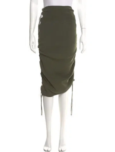 Pre-owned Monse Knee-length Skirt In Green