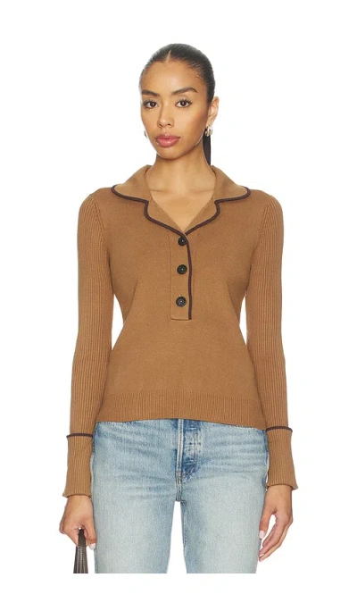 Monse Knitted Pajama Top In Neutral