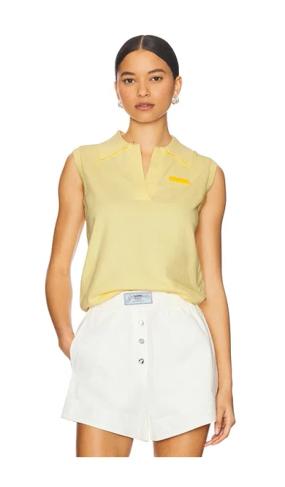 Monse Knitted Polo Top