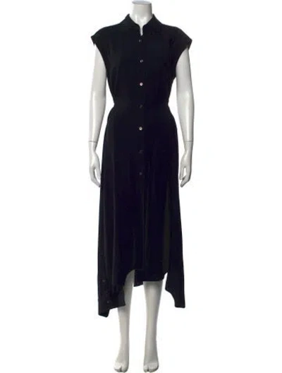 Pre-owned Monse Long Dress In Black