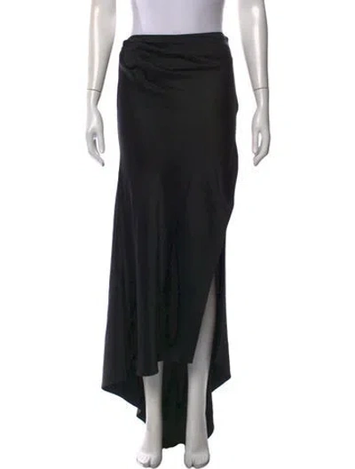 Pre-owned Monse Long Skirt In Black