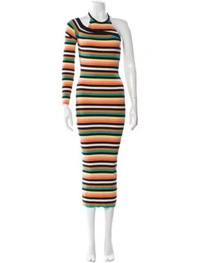 Pre-owned Monse Merino Wool Long Dress In Multi