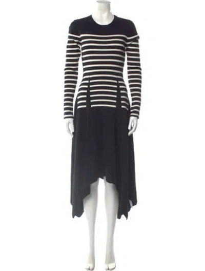 Pre-owned Monse Merino Wool Long Dress W/ Tags In Multi