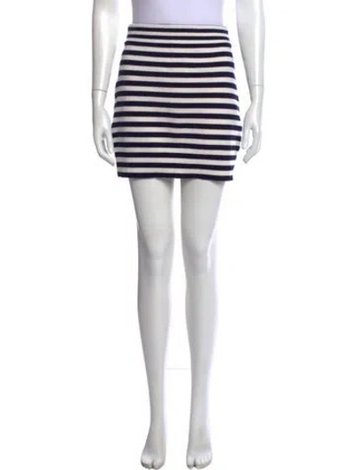 Pre-owned Monse Merino Wool Mini Skirt W/ Tags In Neutral
