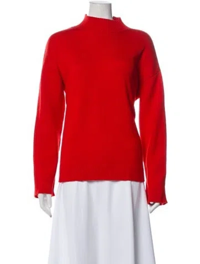 Pre-owned Monse Merino Wool Mock Neck Sweater In Red