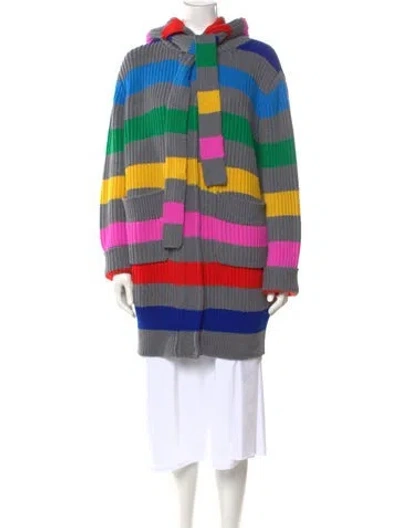 Pre-owned Monse Merino Wool Striped Sweater In Multi