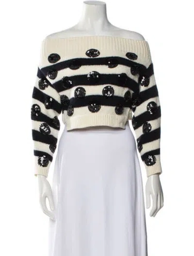 Pre-owned Monse Merino Wool Striped Sweater In Multi