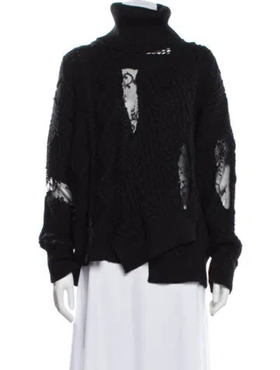 Pre-owned Monse Merino Wool Turtleneck Sweater In Multi