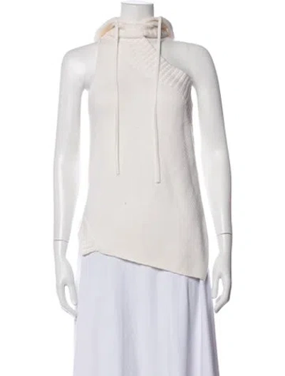 Pre-owned Monse Merino Wool Turtleneck Sweater In Neutrals