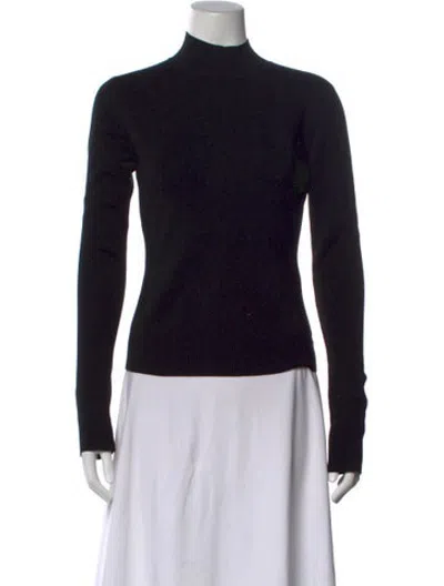 Pre-owned Monse Merino Wool Turtleneck Top In Black