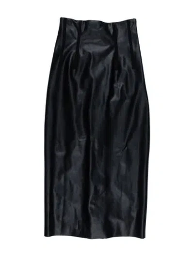 Pre-owned Monse Midi Length Skirt In Black