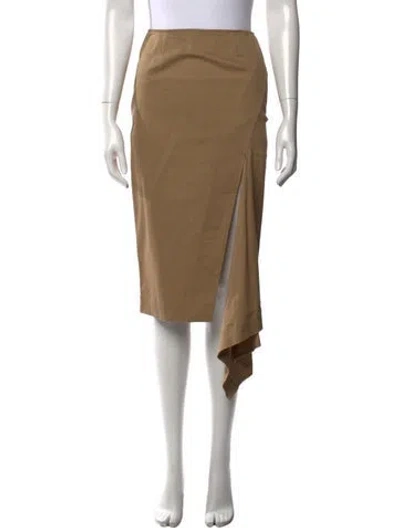Pre-owned Monse Midi Length Skirt In Neutral