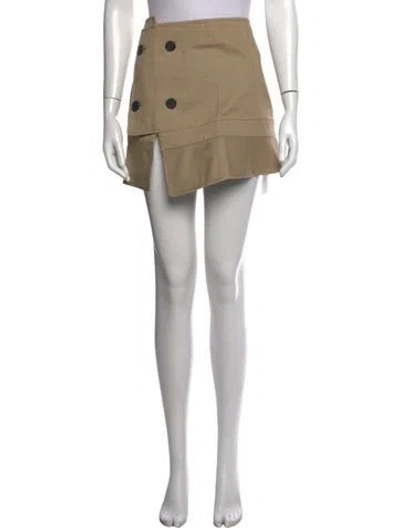 Pre-owned Monse Mini Skirt In Neutrals