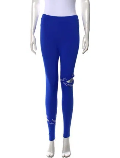 Pre-owned Monse Nylon Skinny Leg Pants In Blue