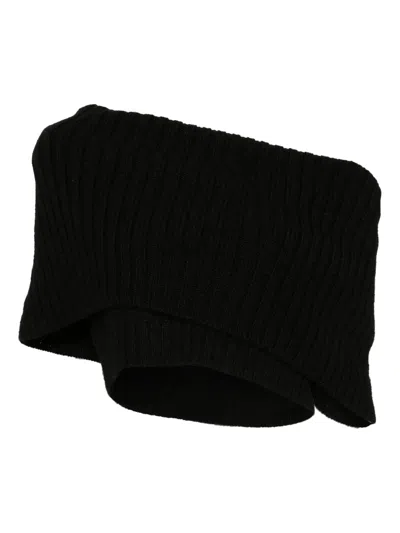 Monse Off-shoulder Jumper In Black