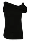 Monse Off-shoulder Top In Black