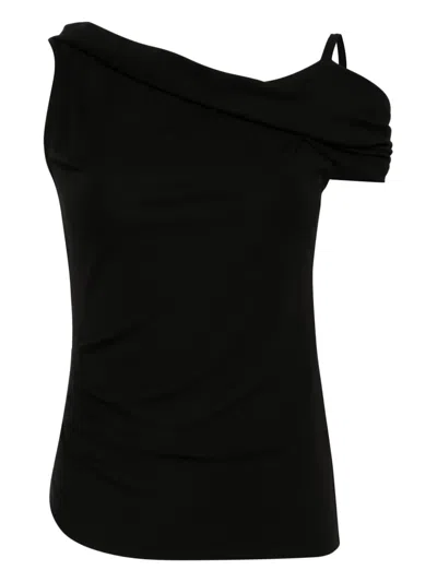Monse Off-shoulder Top In Black