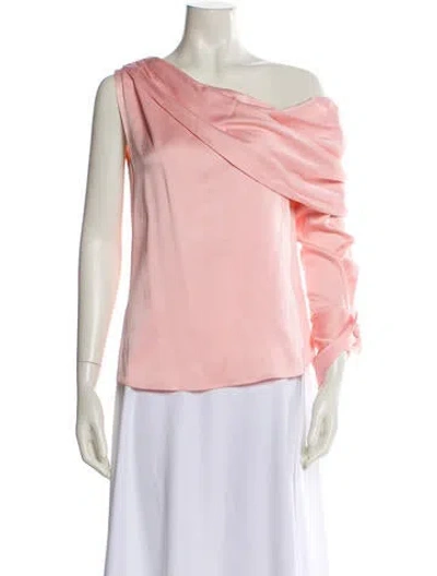 Pre-owned Monse One-shoulder Sleeveless Blouse In Pink