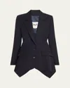 Monse Oversized Slashed Wool Blazer Jacket