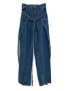 Monse Panel Detailing Jeans In Blue