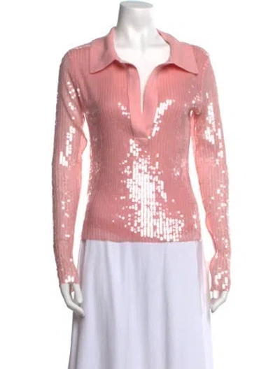 Pre-owned Monse Patterned Sweater In Pink