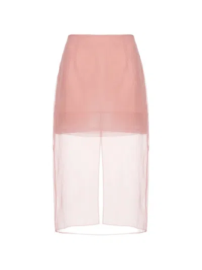 Monse Pencil Midi Skirt In Multi