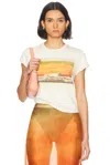 Monse Postcard Print Cotton Graphic T-shirt In Ivory