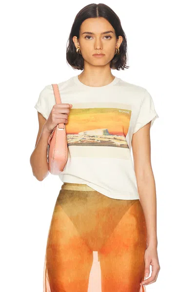 MONSE POSTCARD PRINT TEE