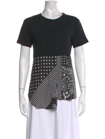 Pre-owned Monse Printed Crew Neck T-shirt In Multi