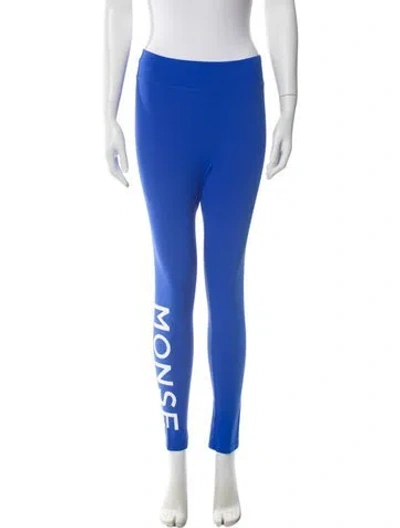 Pre-owned Monse Printed Skinny Leg Pants W/ Tags In Blue