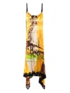 Monse Printed Slip Dress In Multi