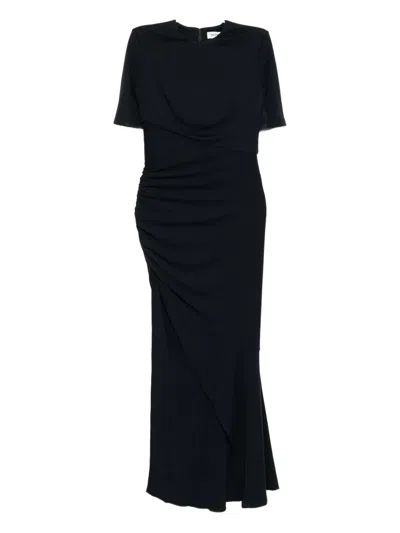 Monse Ruched Fitted Dress In Black