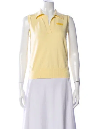 Pre-owned Monse Short Sleeve Top In Pink