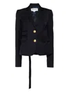 Monse Shrunken Jacket In Blue