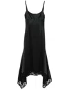 Monse Silk Maxi Dress In Black