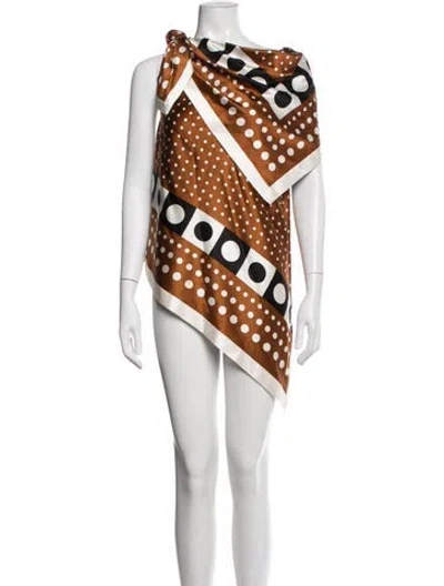 Pre-owned Monse Silk Mini Dress In Orange