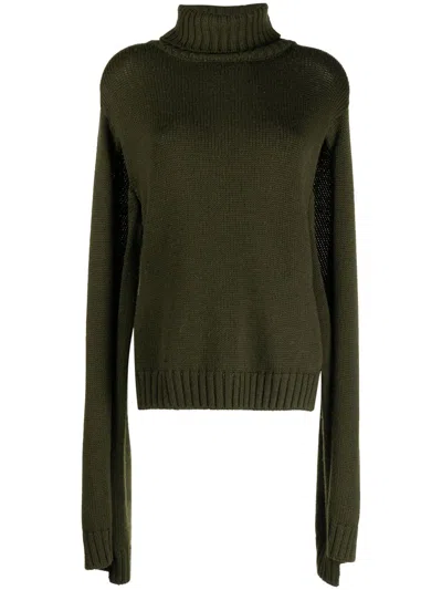 Monse Pullover Mit Rollkragen In Green