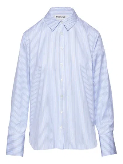 Monse Split-back Button-down Shirt In Multi