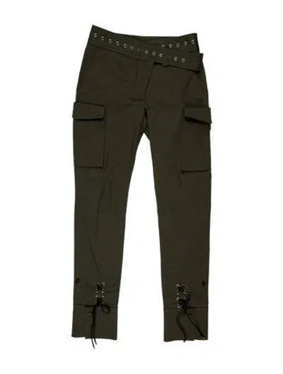 Pre-owned Monse Straight Leg Pants In Green