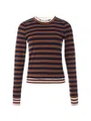 Monse Striped Double-layered T-shirt In Multi