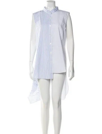 Pre-owned Monse Striped Knee-length Dress In White