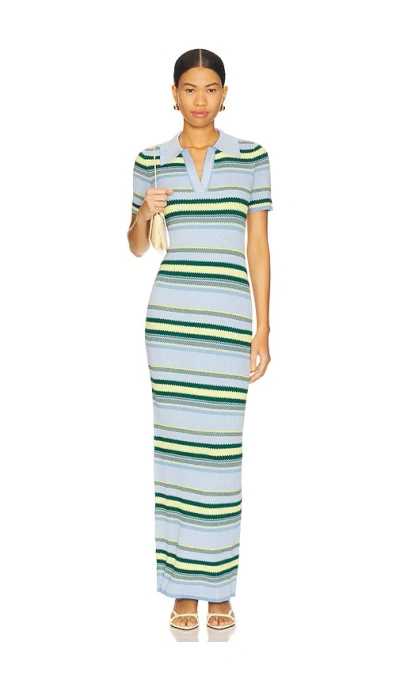 MONSE STRIPED MAXI DRESS