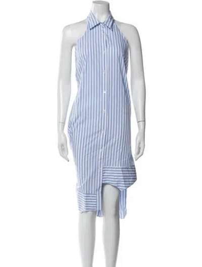 Pre-owned Monse Striped Midi Length Dress In Multi