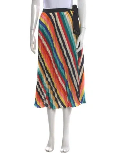 Pre-owned Monse Striped Midi Length Skirt W/ Tags In Multi