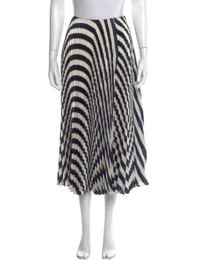 Pre-owned Monse Striped Midi Length Skirt W/ Tags In Multi
