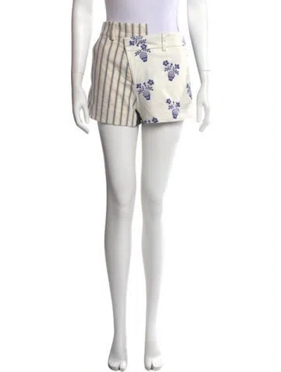 Pre-owned Monse Striped Mini Shorts