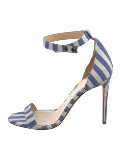 Pre-owned Monse Striped Sandals In Multi