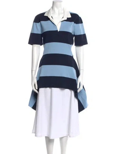 Pre-owned Monse Striped Sweater In Blue
