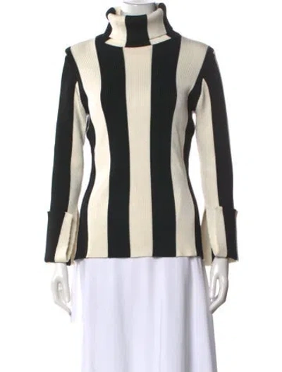 Pre-owned Monse Striped Turtleneck Sweater In Multi