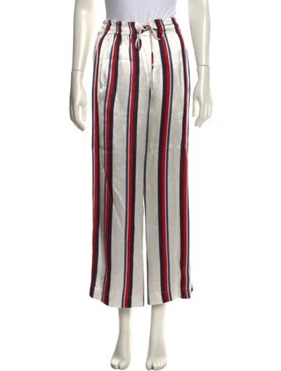 Pre-owned Monse Striped Wide Leg Pants In Neutral